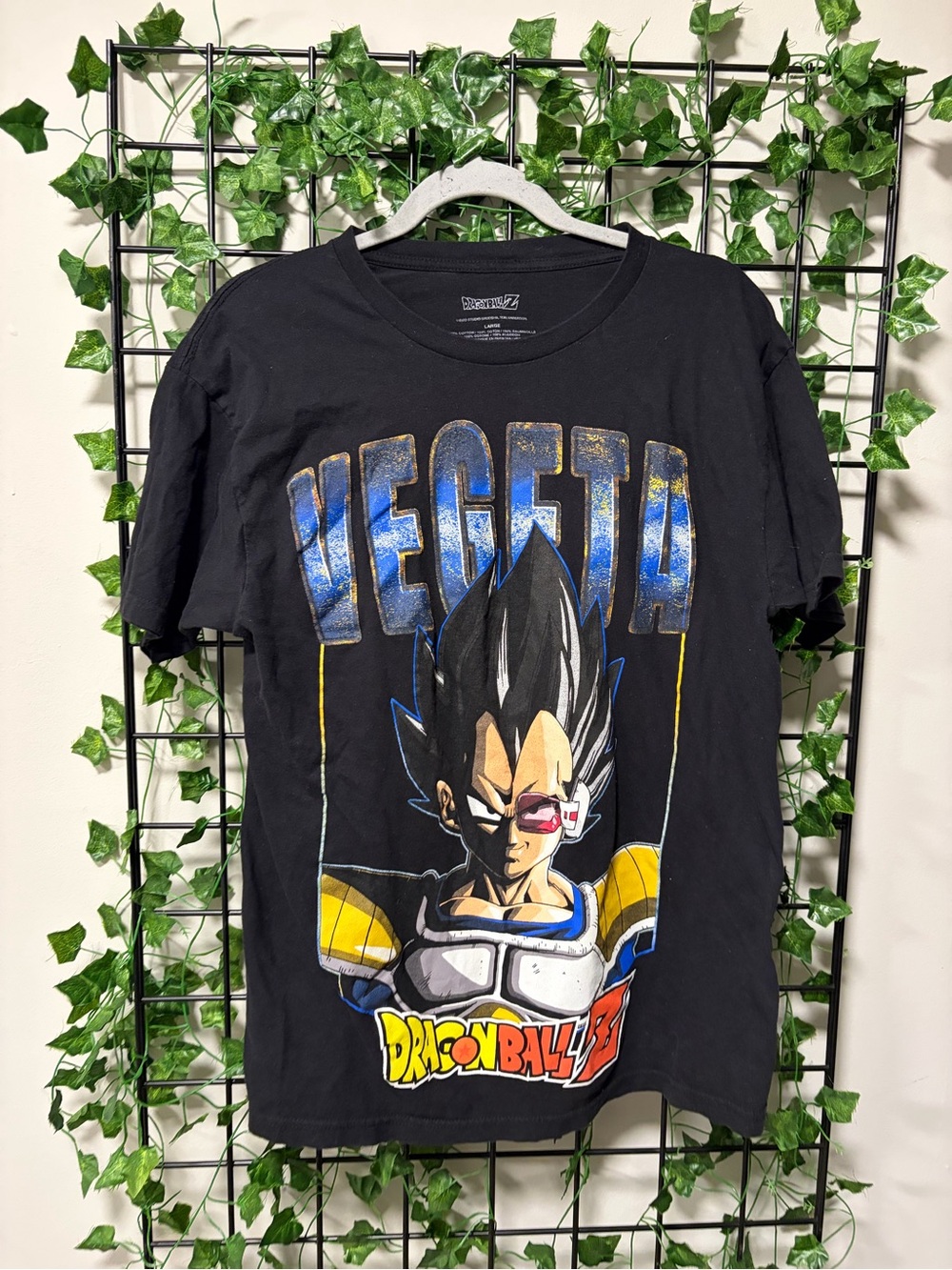 Vegeta Black Graphic Tee